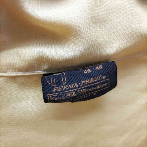 シアーズ Sears 70S L/S パイピング パジャマ シャツ 開襟 オープンカラー メンズ import:XL
